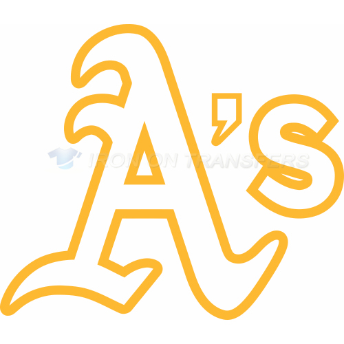 Oakland Athletics Iron-on Stickers (Heat Transfers)NO.1799
